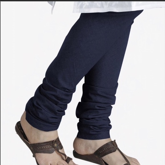 Lux Pants - Black Churidar Pants (Indian Leggings) - One Size